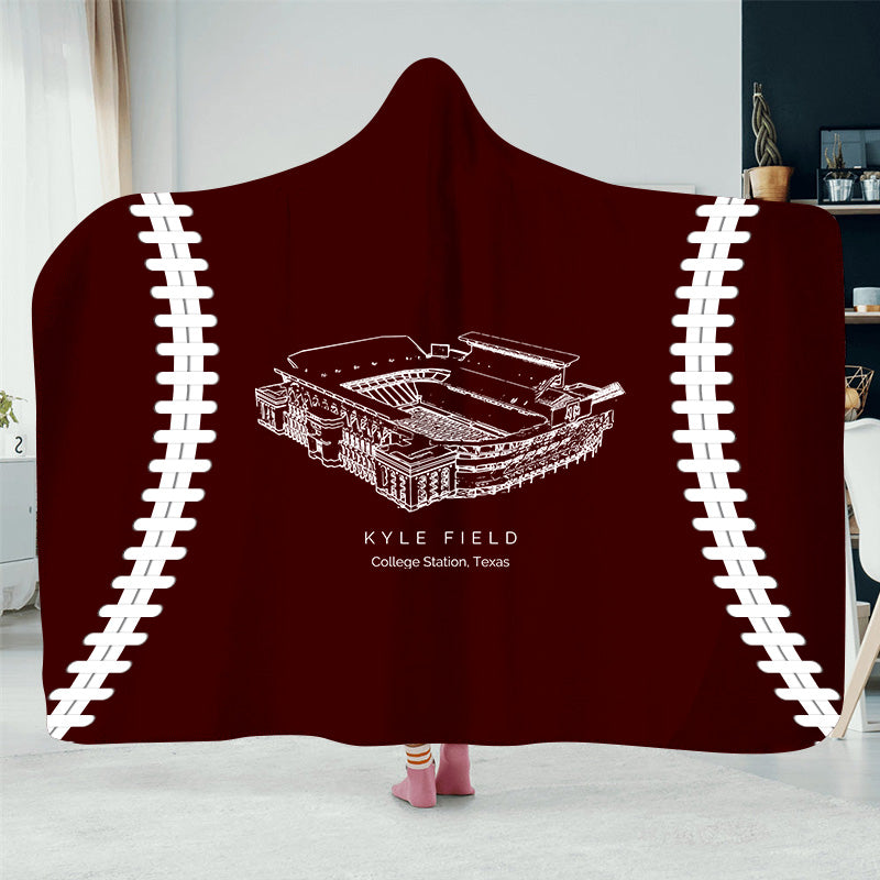 Kyle Field - Texas A&M Aggies football, College Football Stadium Hat Blanket