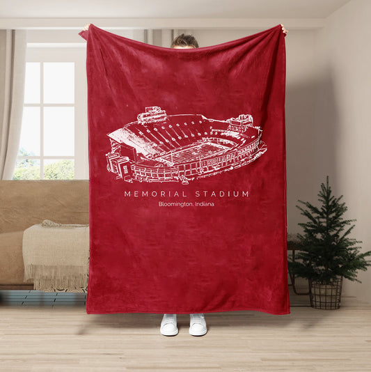 Memorial Stadium (Indiana) - Indiana Hoosiers football, College Football Blanket