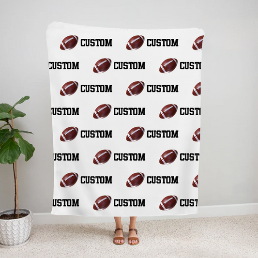 Custom Yours Personalized Football Bleacher Blanket