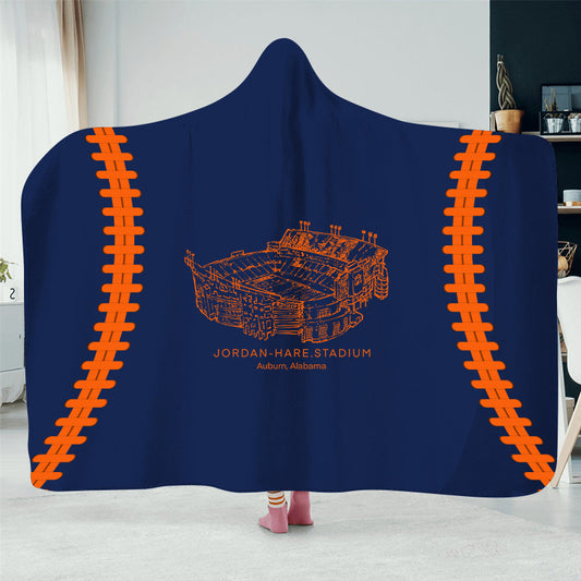 Jordan-Hare Stadium - Auburn Tigers football,College Football Hat Blanket