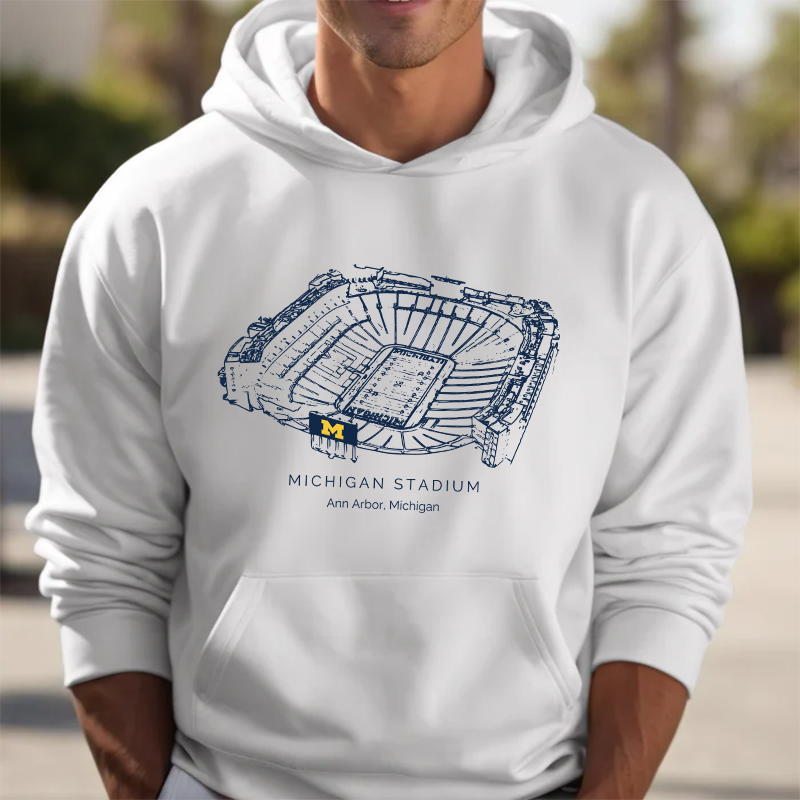 University Of Michigan Stadium Unisex Crewneck Sweatshirt