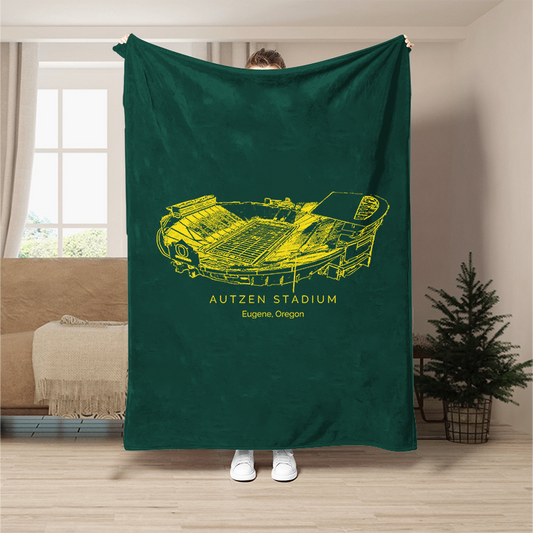 Autzen Stadium - Oregon Ducks football,College Football Blanket