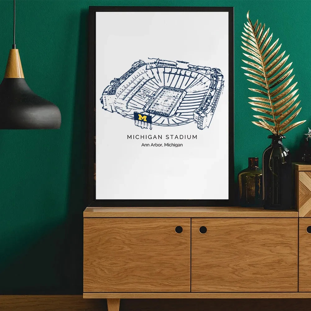 Michigan Stadium - Michigan Wolverines football, College Football Frame