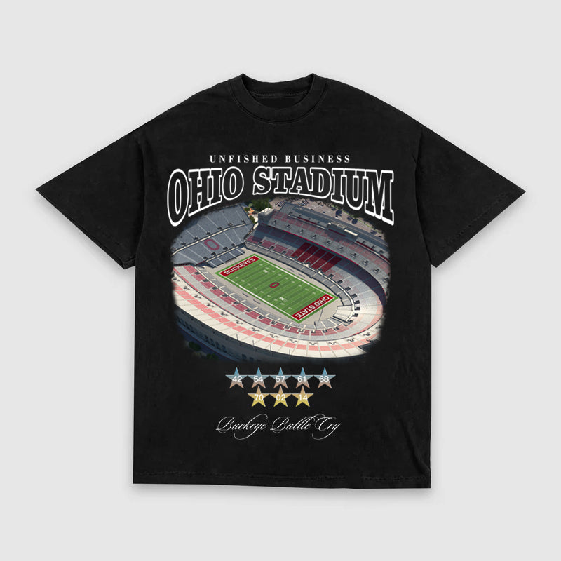 Unfinished Business Tee - Ohio Stadium