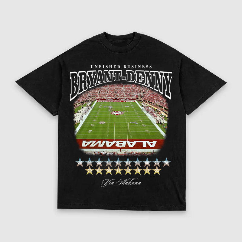 Unfinished Business Tee - Bryant-Denny Stadium