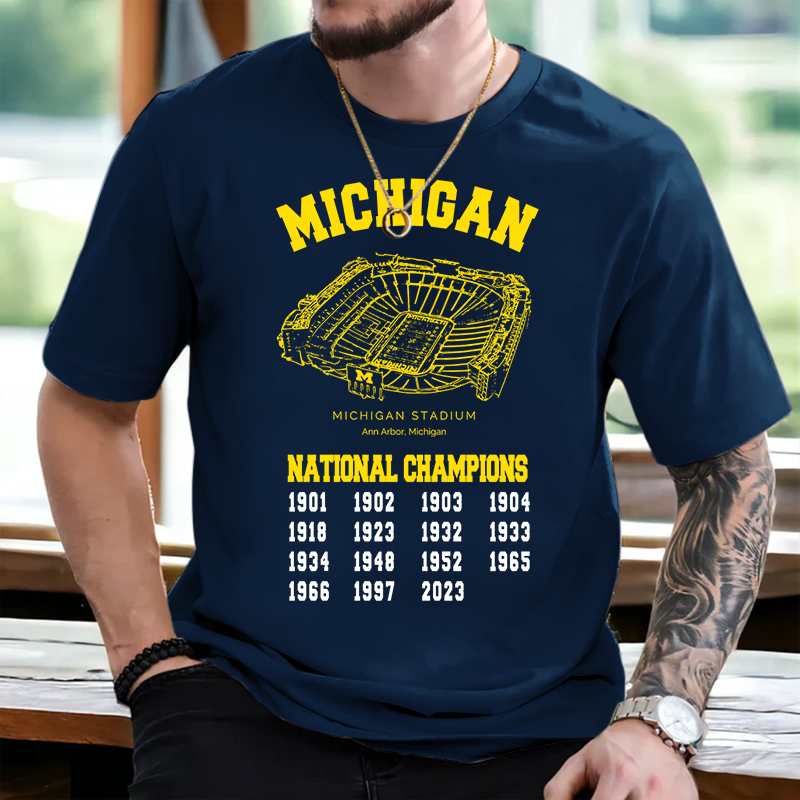 University Of Michigan Stadium Champion Unisex Crewneck Sweatshirt