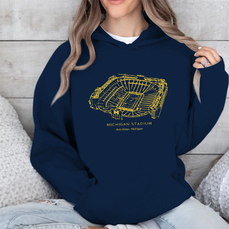 University Of Michigan Stadium Unisex Crewneck Sweatshirt