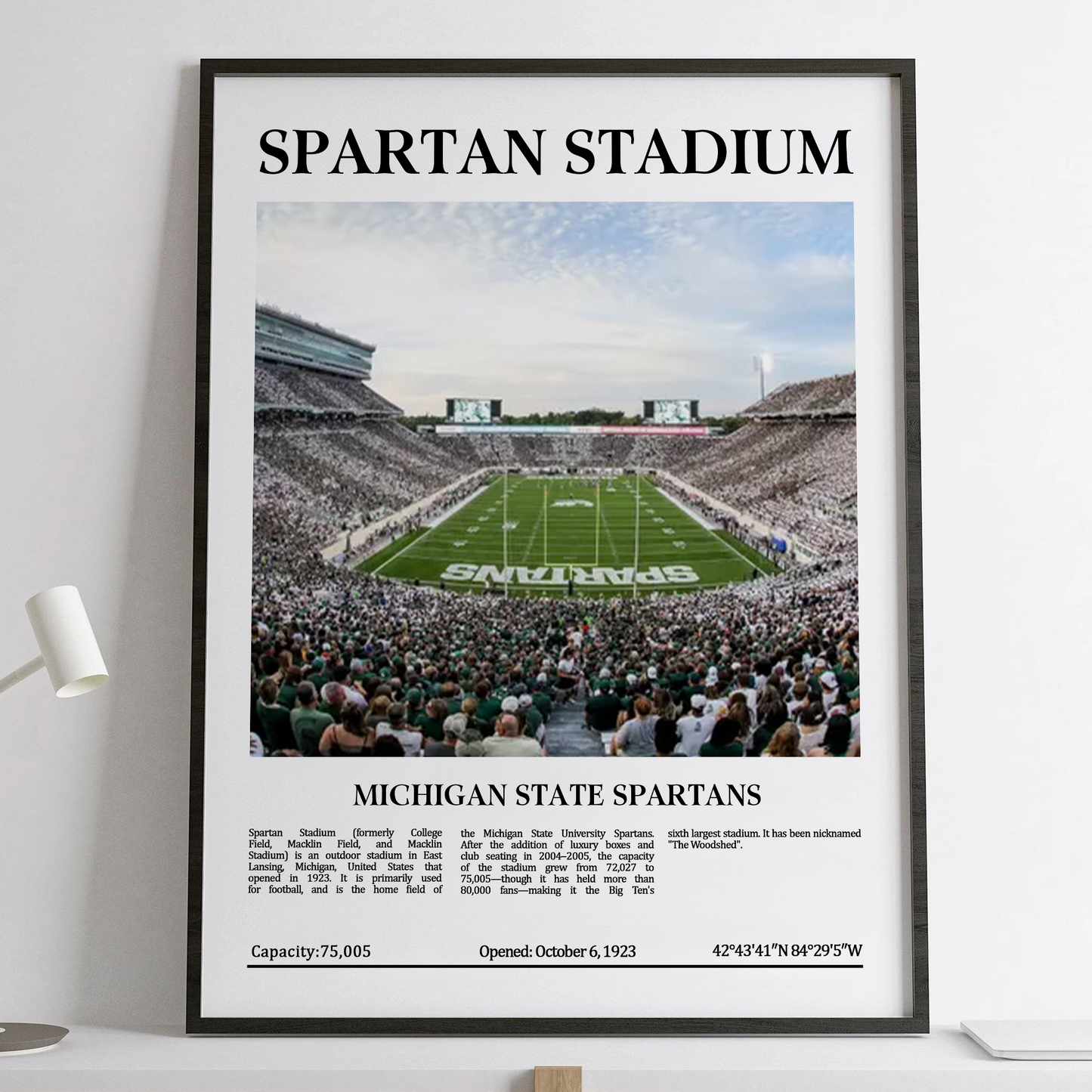 Spartan Stadium Digital Printable Frame/Poster