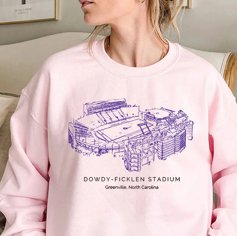 ECU Stadium Unisex Crewneck Sweatshirt