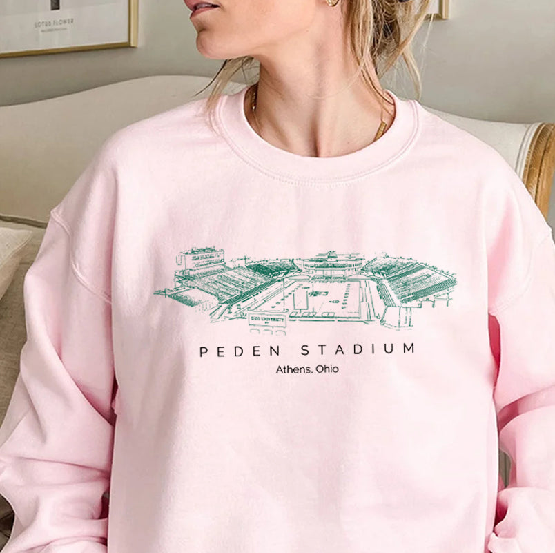 Peden Stadium Ohio University Unisex Crewneck Sweatshirt