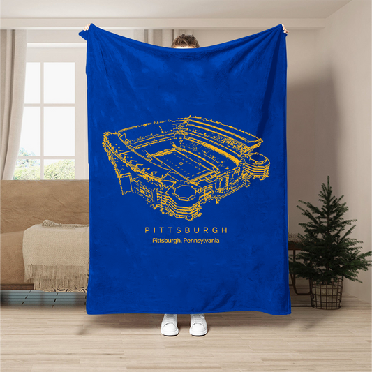 Acrisure Stadium - Pittsburgh Panthers football,College Football Blanket