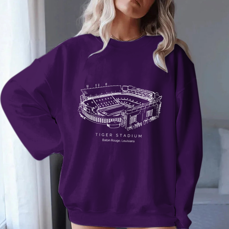 LSU Stadium Unisex Crewneck Sweatshirt