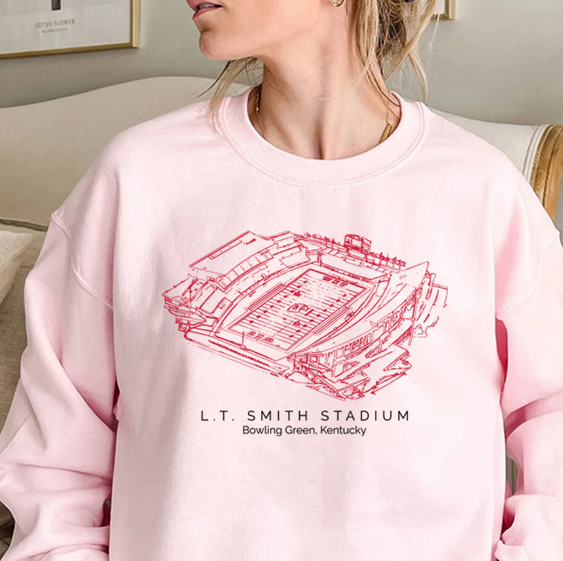 L.T. Smith Stadium Western Kentucky University Unisex Crewneck Sweatshirt