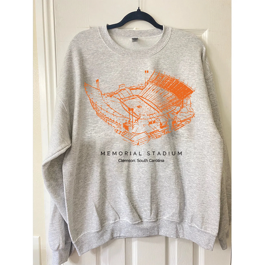 Clemson Tigers Stadium Unisex Crewneck Sweatshirt