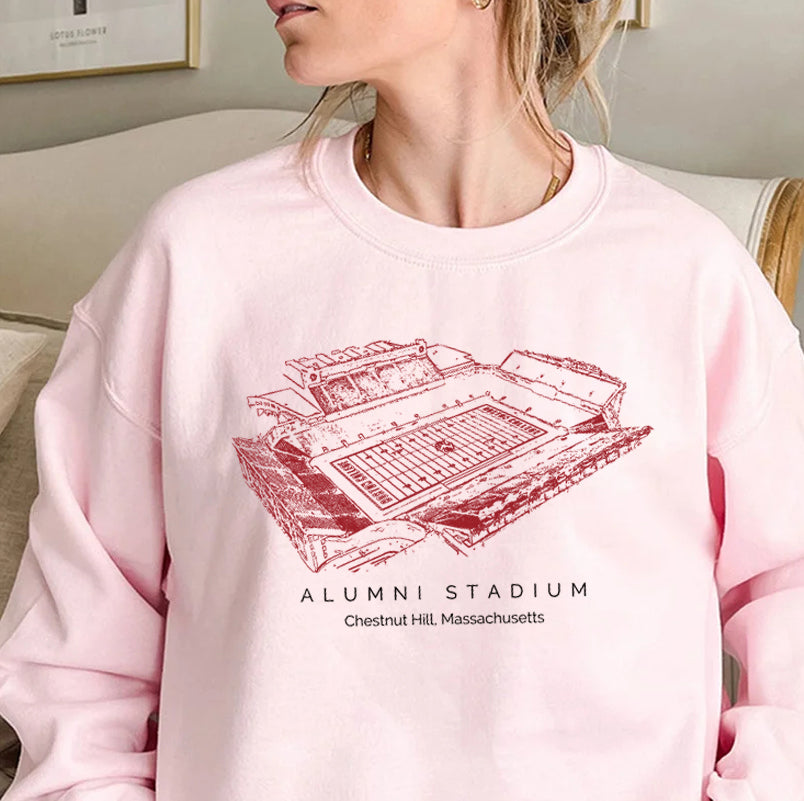 Alumni Stadium Boston College Unisex Crewneck Sweatshirt