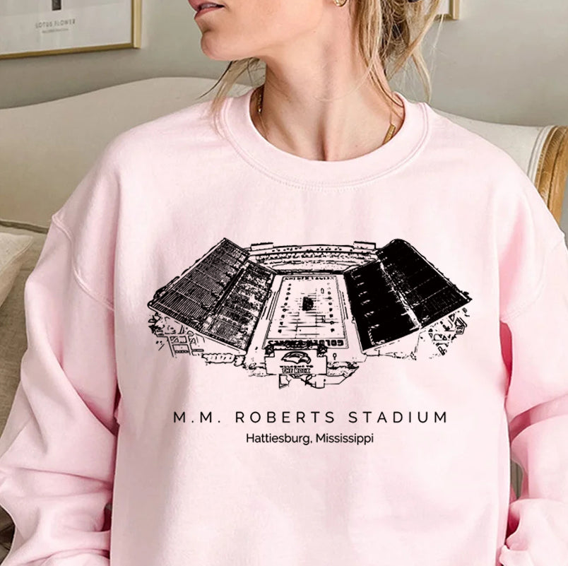 University of Southern Mississippi Stadium Unisex Crewneck Sweatshirt