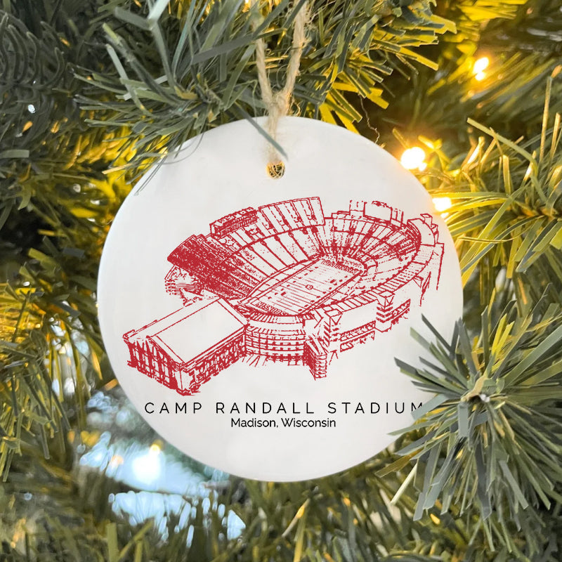 Camp Randall Stadium - Wisconsin Badgers football,College Football Ceramic Christmas Ornament