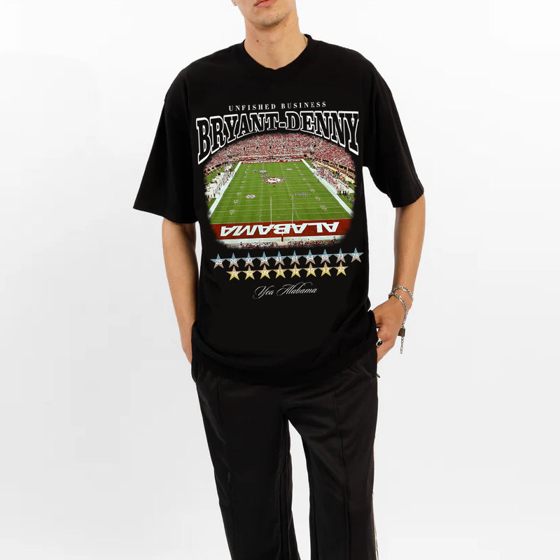 Unfinished Business Tee - Bryant-Denny Stadium