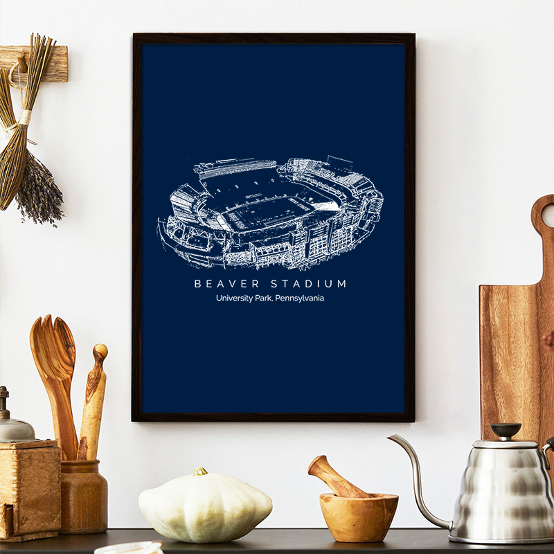 Beaver Stadium - Penn State Nittany Lions football, College Football Frame