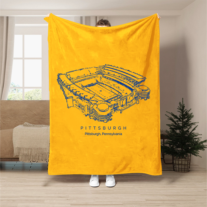 Acrisure Stadium - Pittsburgh Panthers football,College Football Blanket