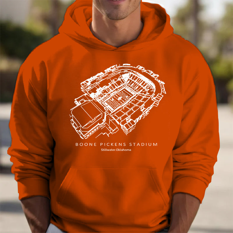 Oklahoma State Stadium Unisex Crewneck Sweatshirt