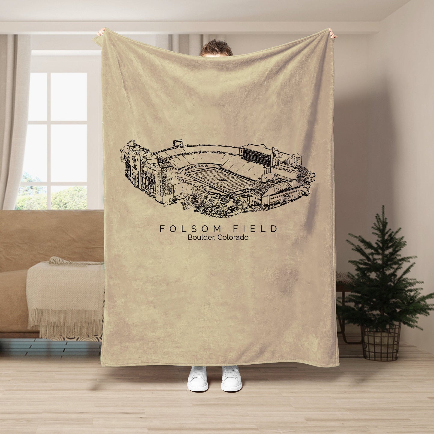 Folsom Field - Colorado Buffaloes football,College Football Blanket