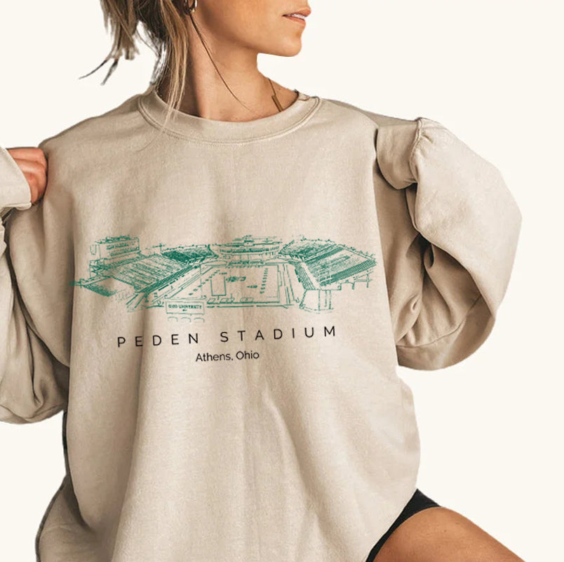 Peden Stadium Ohio University Unisex Crewneck Sweatshirt