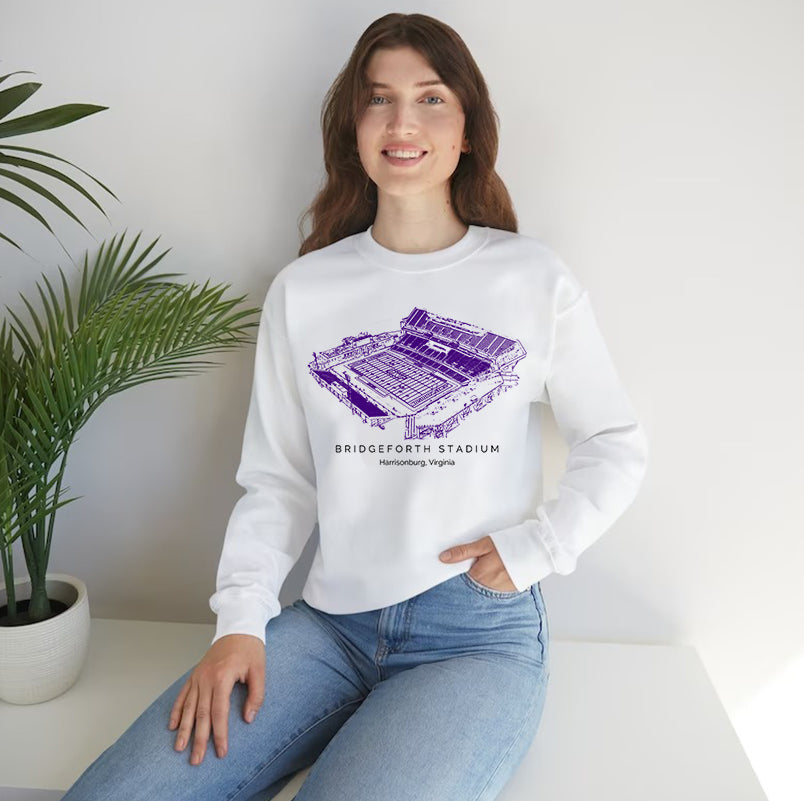 Bridgeforth Stadium James Madison University Unisex Crewneck Sweatshirt