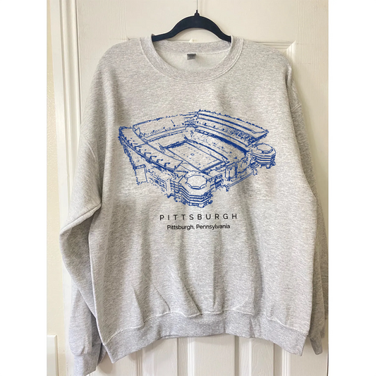 University of Pittsburgh Acrisure Stadium Unisex Crewneck Sweatshirt