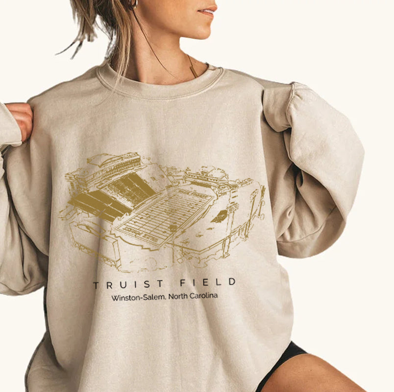 Allegacy Federal Credit Union Stadium Wake Forest University Unisex Crewneck Sweatshirt