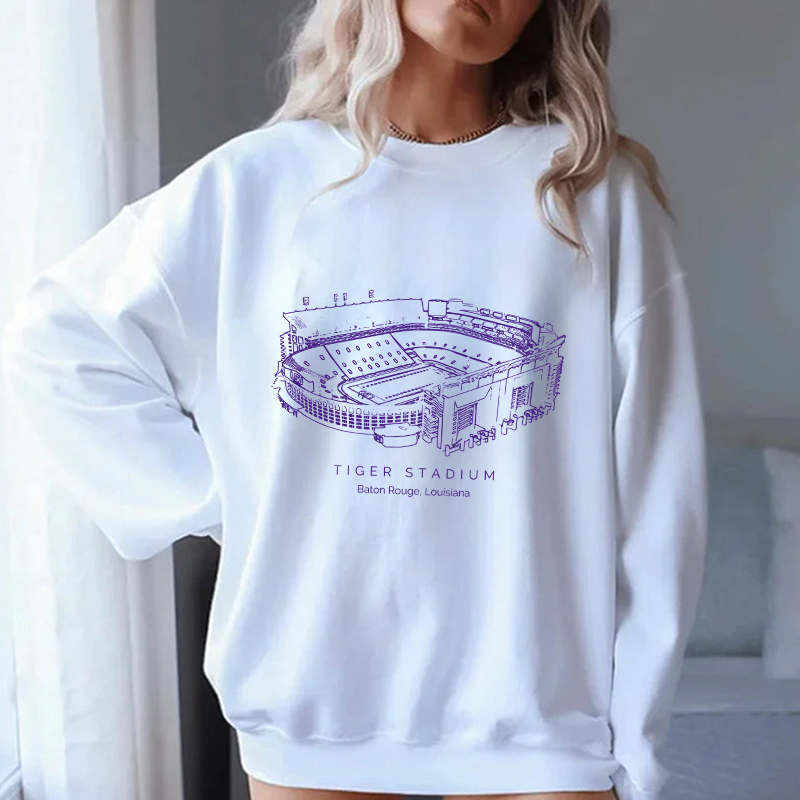 LSU Stadium Unisex Crewneck Sweatshirt