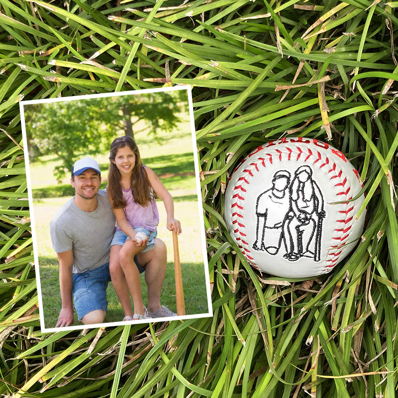 Father's Day Gift//Custom Personalized Embroidered Baseball // Baseball Gift // Keepsake ball // Graduation Gift// Memorabilia