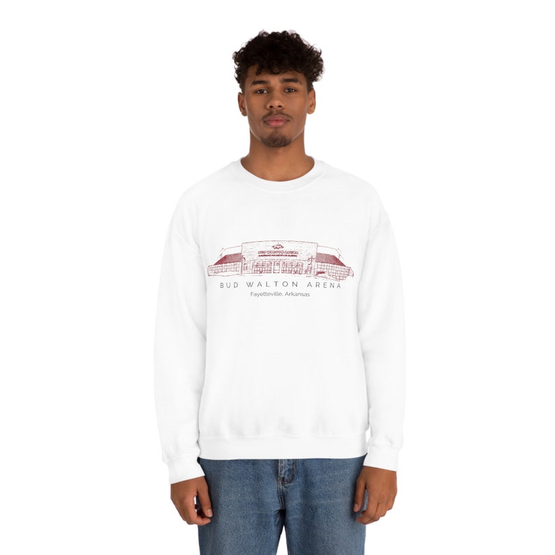 Bud Walton Arena - University of Arkansas Stadium Unisex Crewneck Sweatshirt