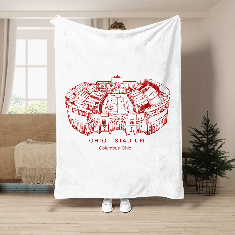 Ohio Stadium - Ohio State Buckeyes football, College Football Blanket