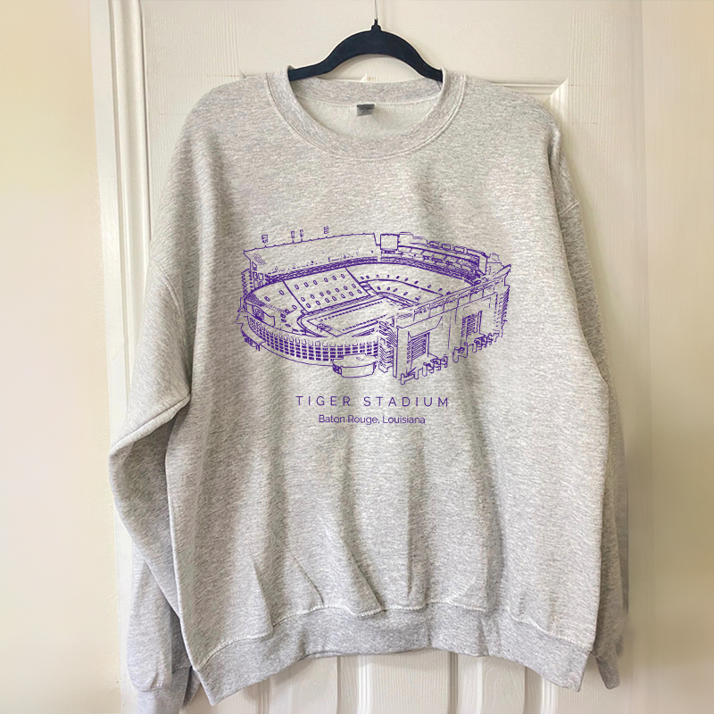 LSU Stadium Unisex Crewneck Sweatshirt