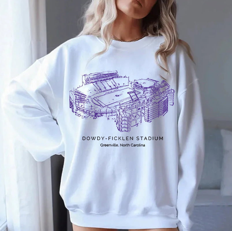 ECU Stadium Unisex Crewneck Sweatshirt