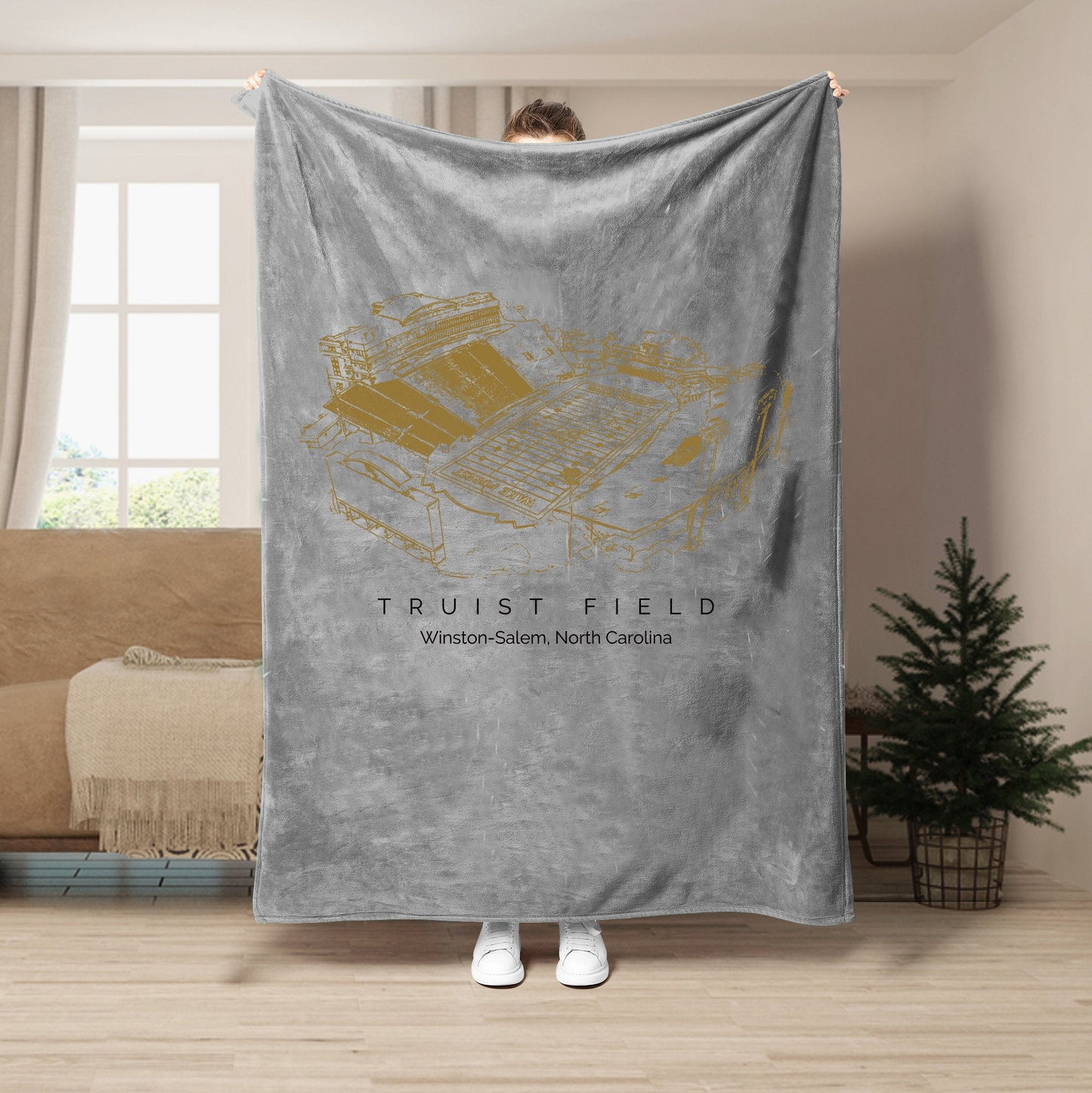 Truist Field - Wake Forest Demon Deacons football,College Football Stadium Blanket