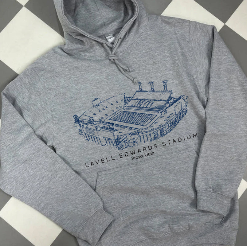 LaVell Edwards Stadium Brigham Young University Unisex Crewneck Sweatshirt