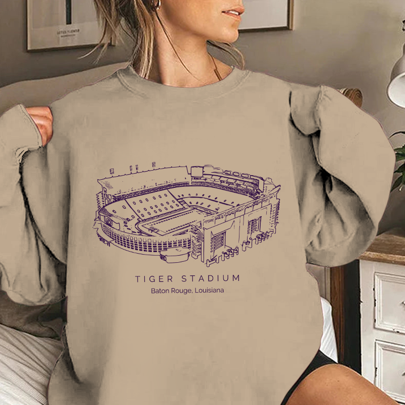 LSU Stadium Unisex Crewneck Sweatshirt