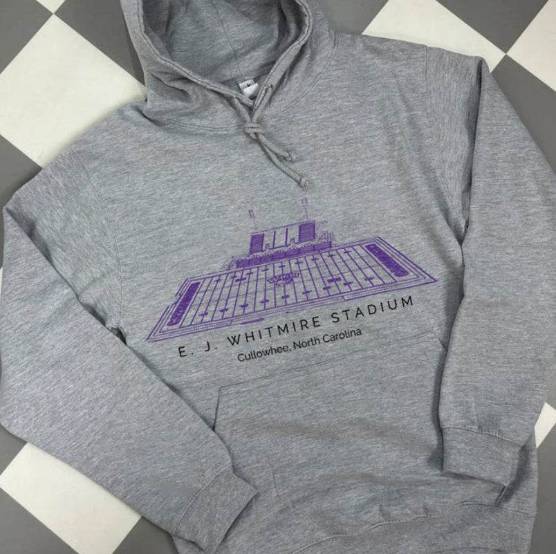 Bob Waters Field at E. J. Whitmire Stadium Western Carolina University Unisex Crewneck Sweatshirt