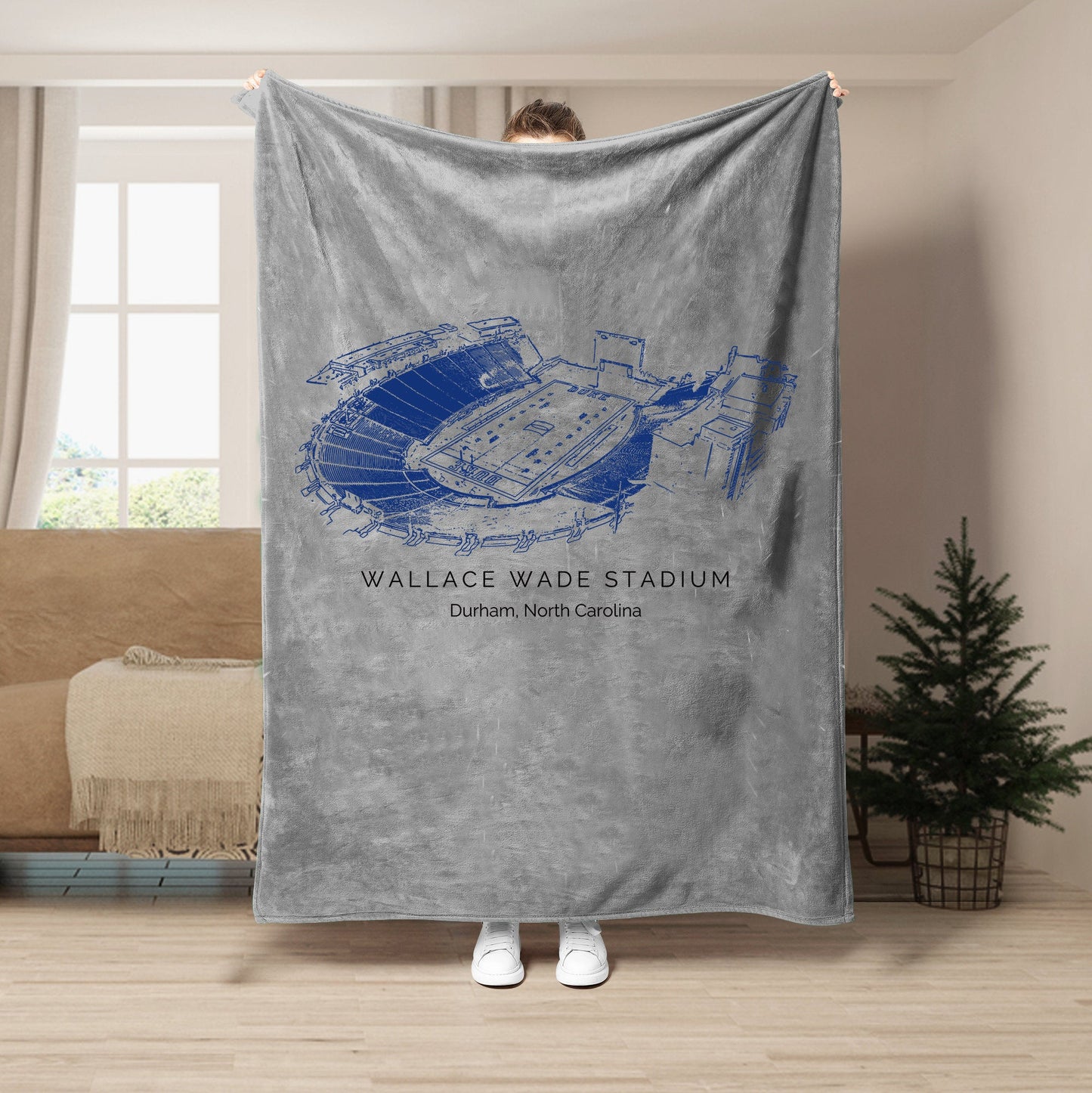 Wallace Wade Stadium - Duke Blue Devils football,College Football Blanket