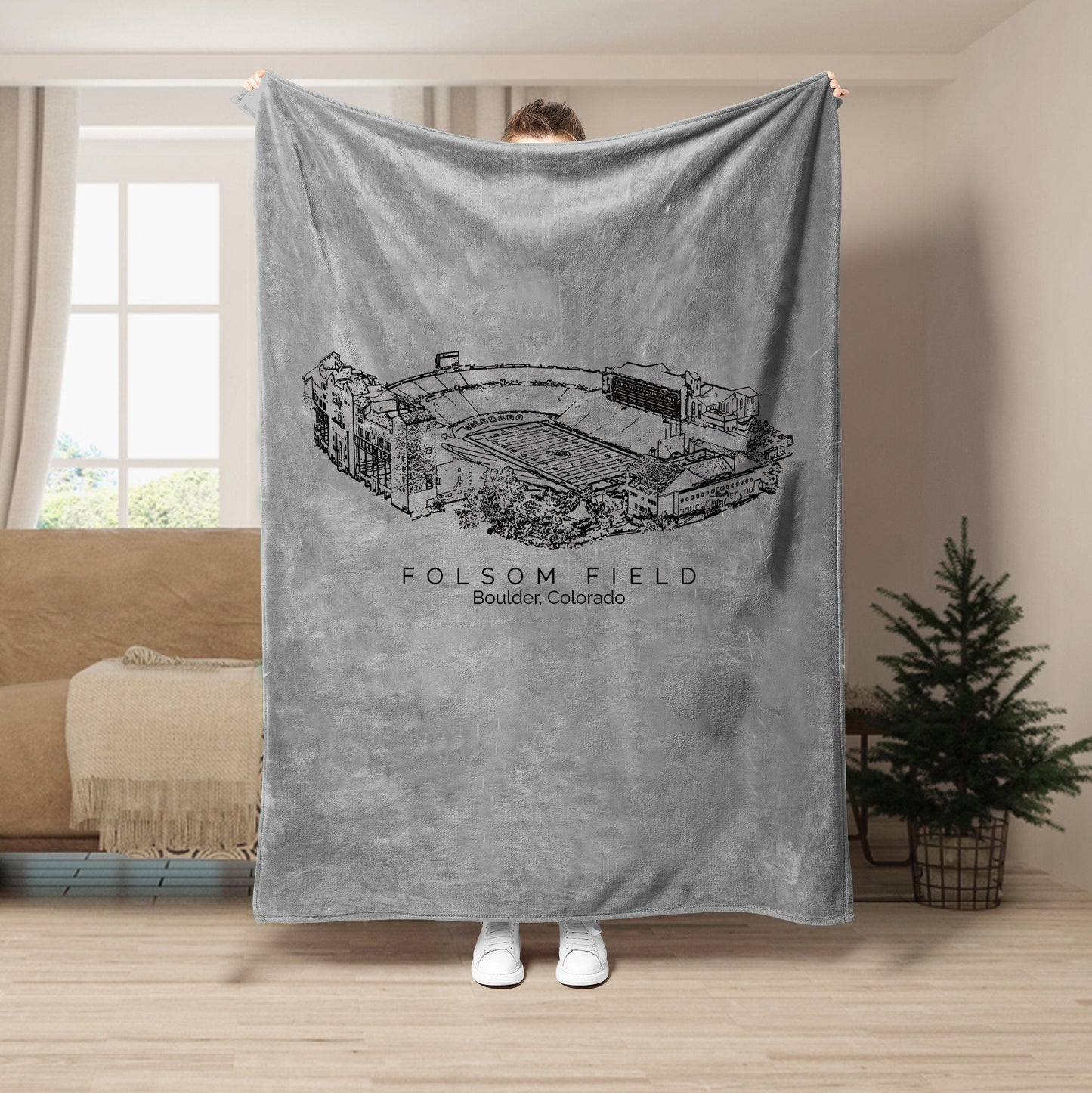 Folsom Field - Colorado Buffaloes football,College Football Blanket