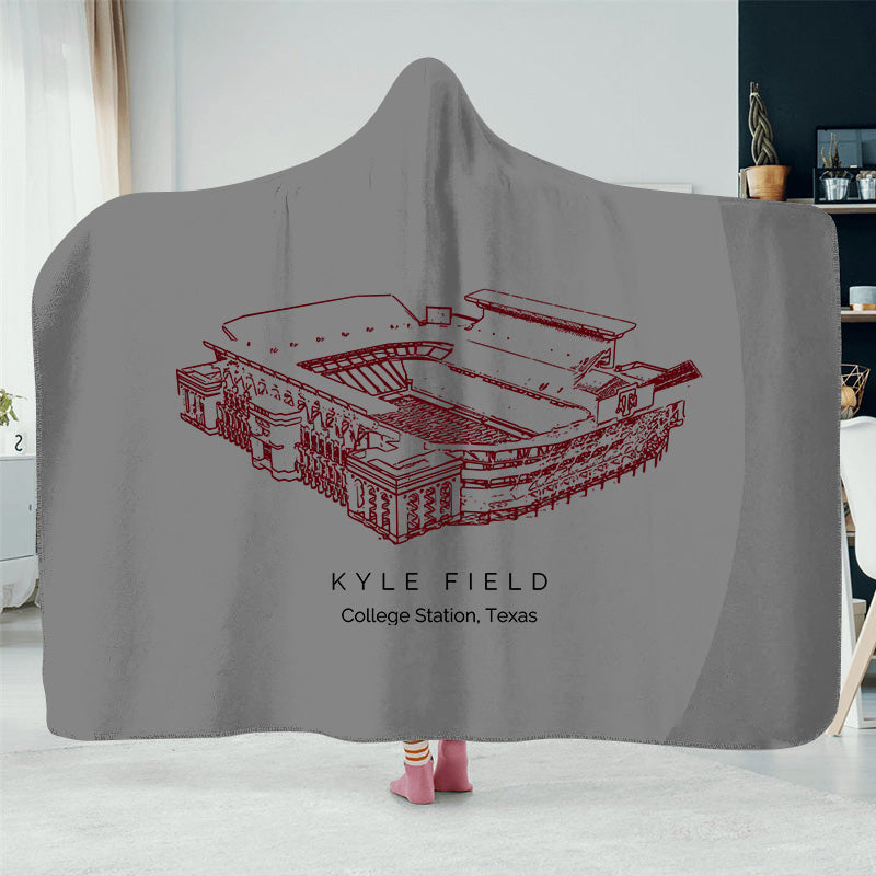 Kyle Field - Texas A&M Aggies football, College Football Stadium Hat Blanket