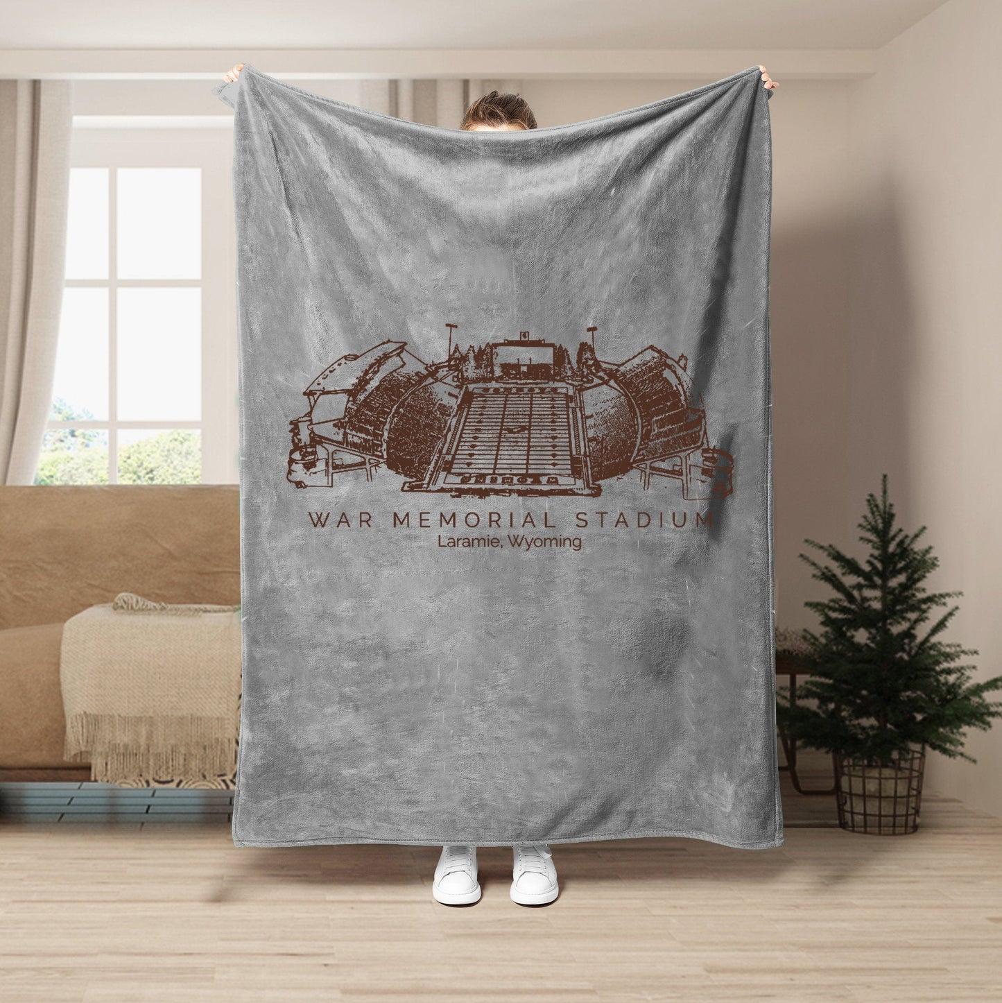 War Memorial Stadium - Wyoming Cowboys football,College Football Blanket