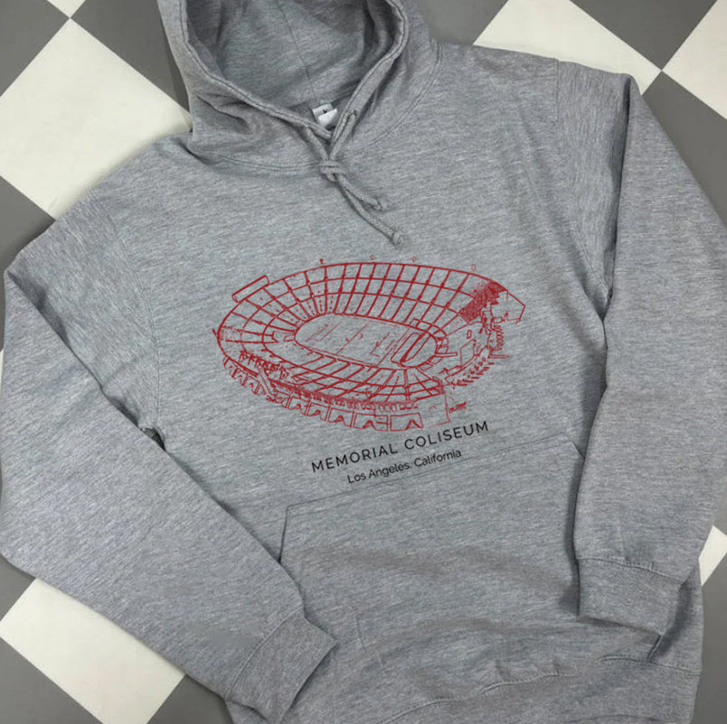 Los Angeles Memorial Coliseum University of Southern California Stadium Unisex Crewneck Sweatshirt