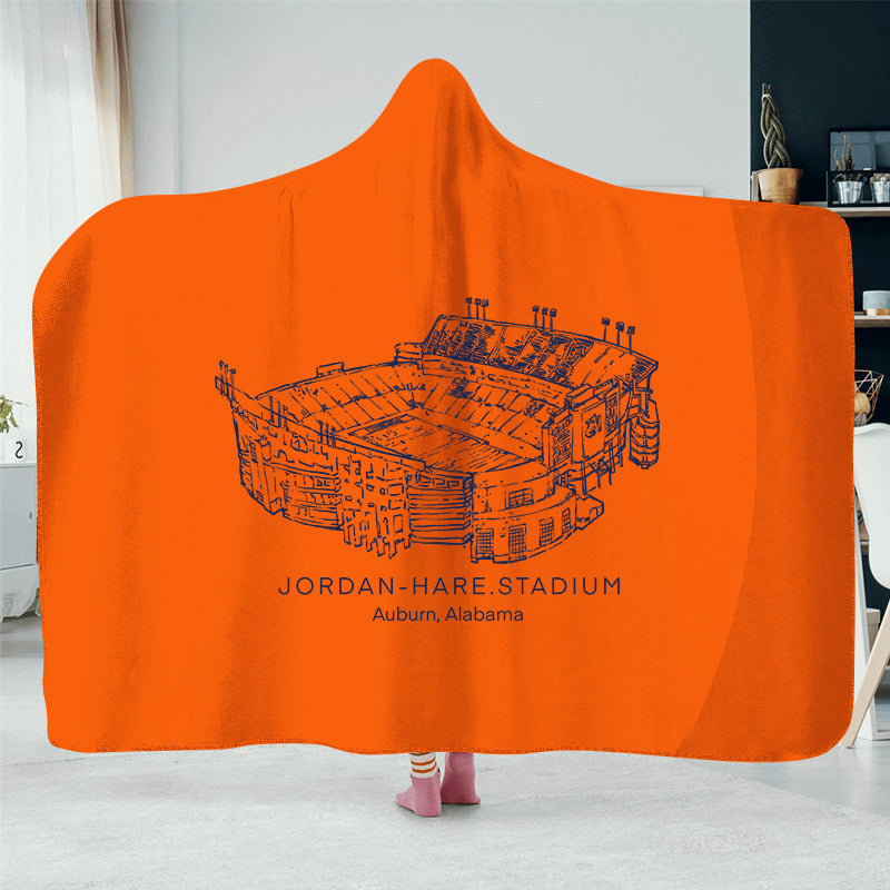 Jordan-Hare Stadium - Auburn Tigers football,College Football Hat Blanket