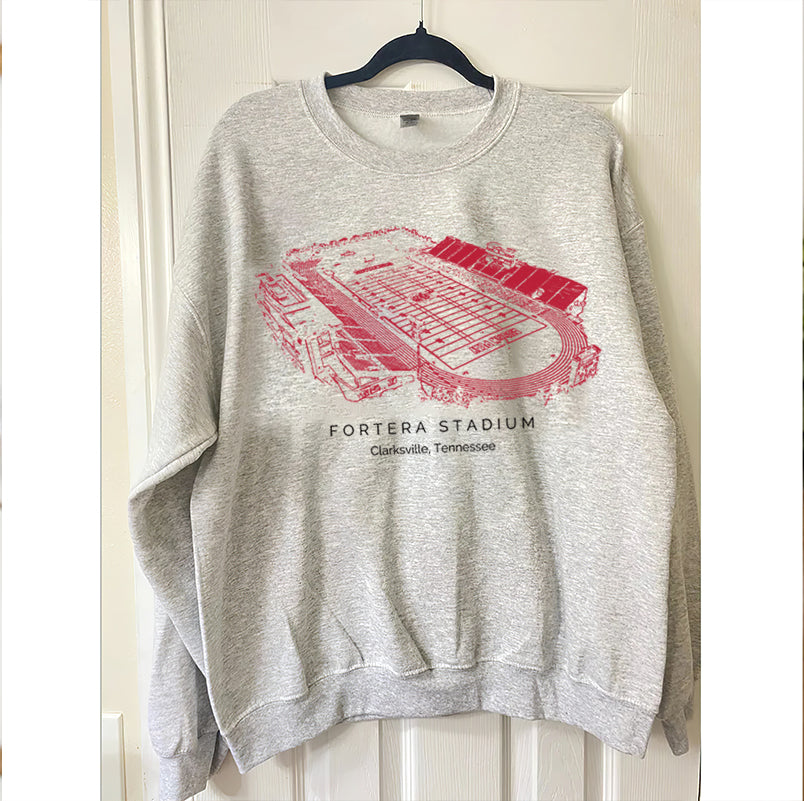 Fortera Stadium Austin Peay State University Unisex Crewneck Sweatshirt