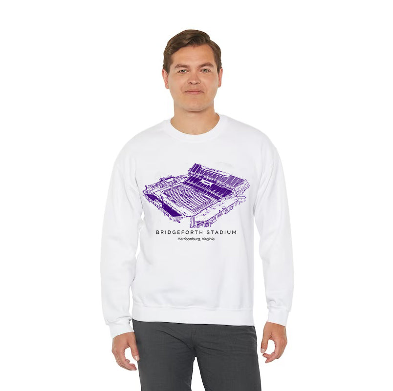 Bridgeforth Stadium James Madison University Unisex Crewneck Sweatshirt