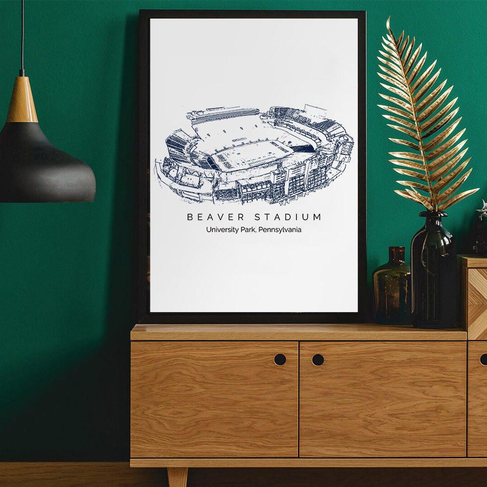 Beaver Stadium - Penn State Nittany Lions football, College Football Frame