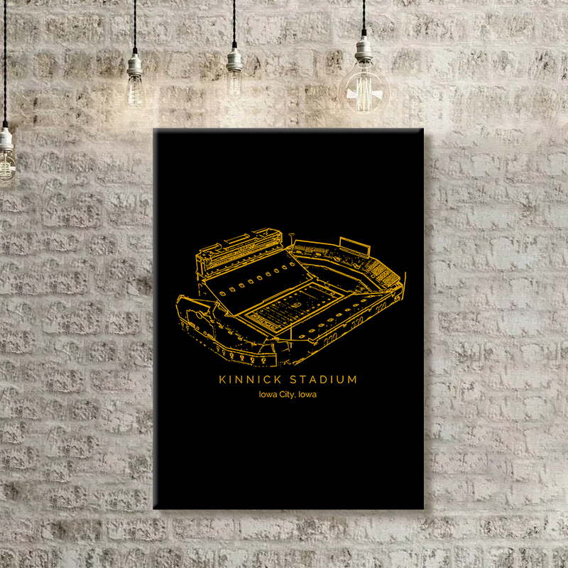 Kinnick Stadium - Iowa Hawkeyes football, College Football Frame